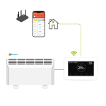 schema elettrico comfort.me MFC2 wi-fi